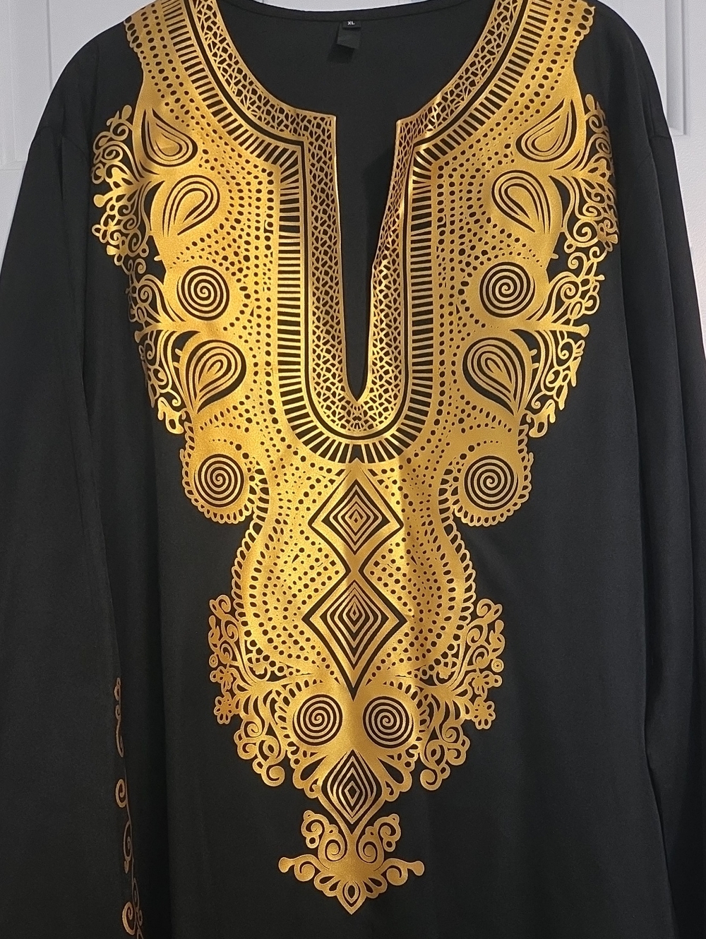 African Dashiki Print Two Piece Outfit - Picture 5 of 10